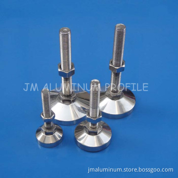 Stainless Steel Feet / Metal Leveling Feet for Conveyor Components